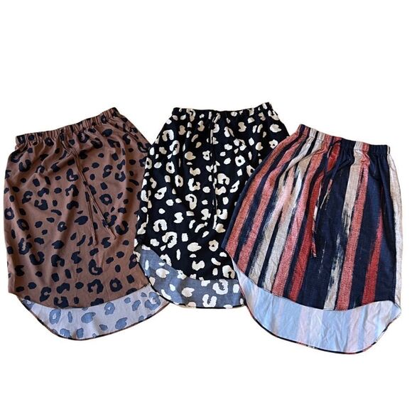 SHEIN Summer Flowy Skirt Set bundle Size Medium (6) animal print daywear - Picture 9 of 12